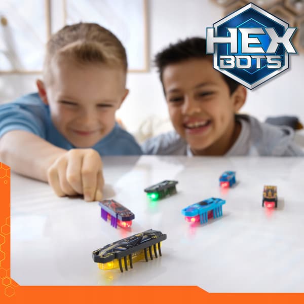 HEX BOTS NANO GIFT PACK SET OF 6 MINI ROBOT FIGURES