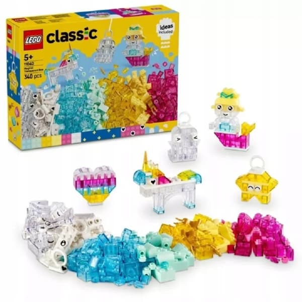 LEGO 11040 CLASSIC MAGIC SET WITH TRANSPARENT BRICKS