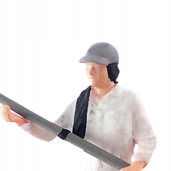 1/64 Broadcast Figure, People Model Resin, Assistant White, height 2.8–3 cm