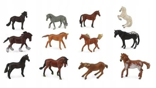 Collecta Mini Horses – metal box