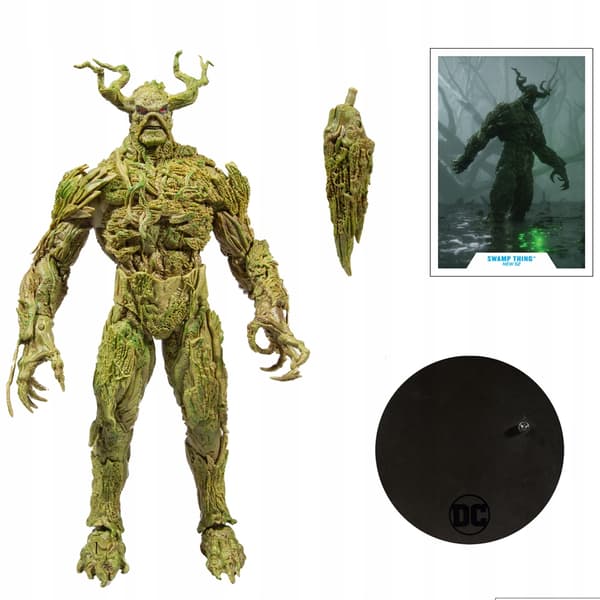 Swamp Thing (Horned variant) figure from the DC Multiverse range