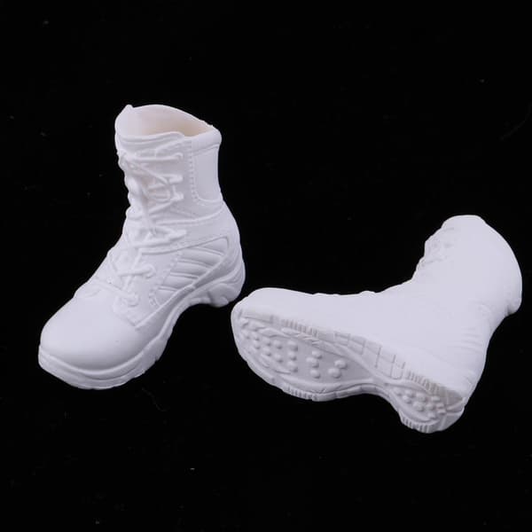 1/6 Scale Policewoman's Boots for 12\ White
