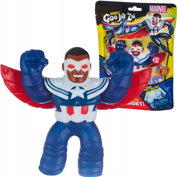 GOO JIT CAPTAIN AMERICA STRETCHABLE FIGURINE