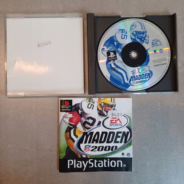 Madden NFL 2000, PSX, PS1, PSX