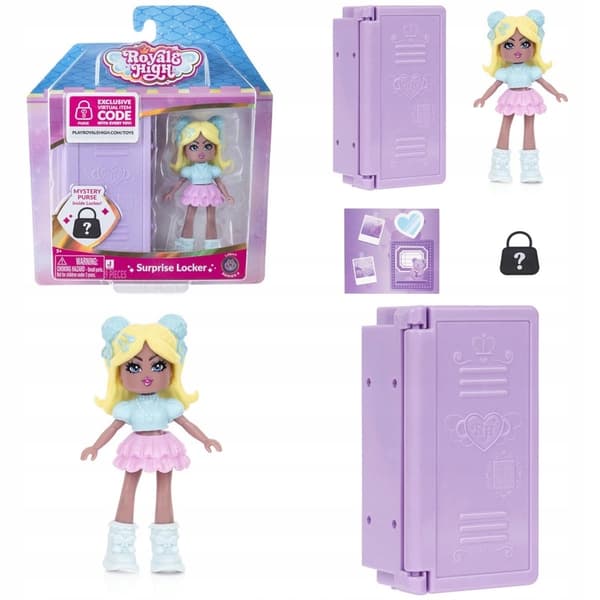 ROYALE HIGH Doll Figurine with Wardrobe and Accessories