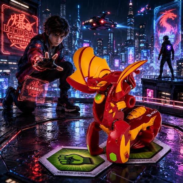 Bakugan Dragonoid Action Figure – Transformable, Armoured Alliance Series