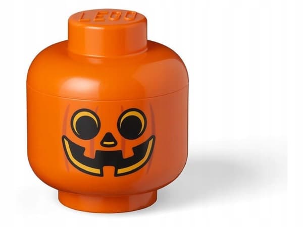 LEGO Box 40311729 Small Head Container – Pumpkin S