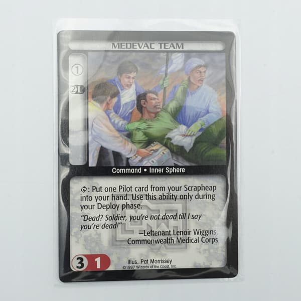 BattleTech CCG Trading Card Game: Medevac Team