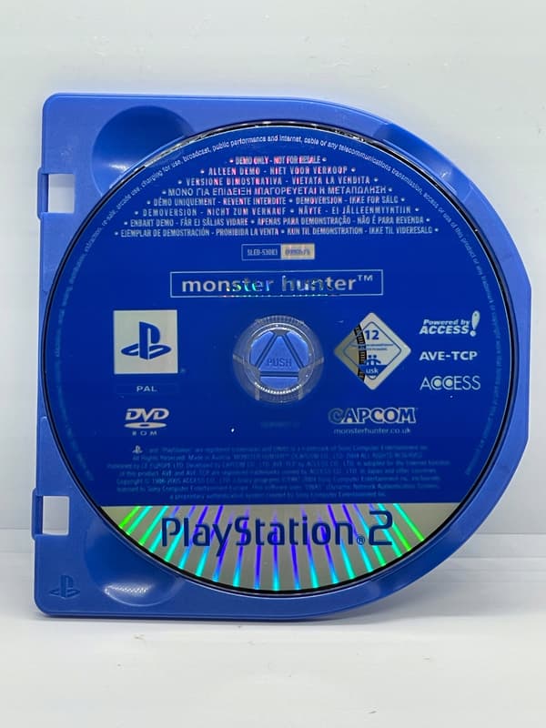 Monster Hunter PS2 Demo CD