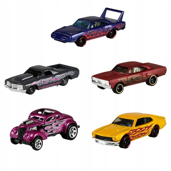 HOT WHEELS 5-pack limited edition HW FLAMES set