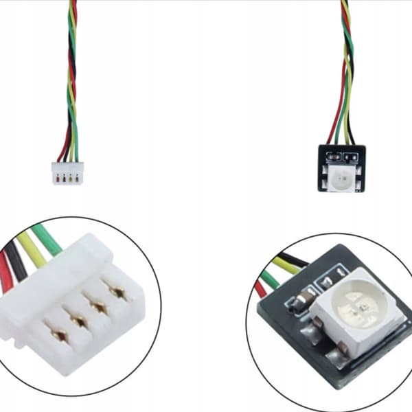 LED light panel with a PCB-compatible plug-in cable for model-making