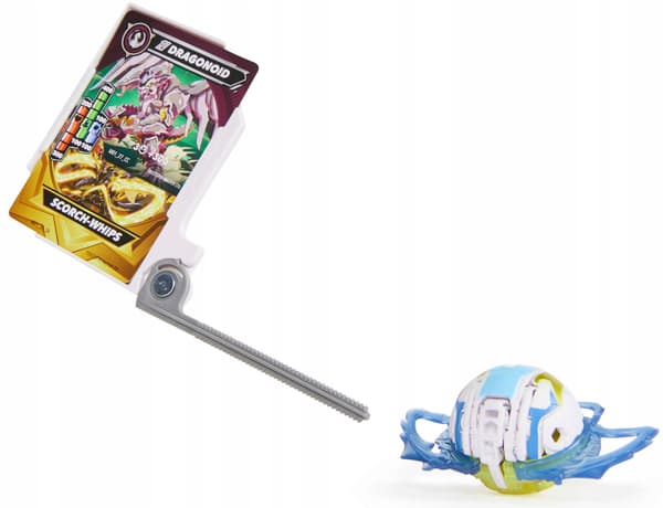 BAKUGAN MANTID TITANIUM DRAGONOID TROX SET: 3 FIGURINES + CARDS AND A RING