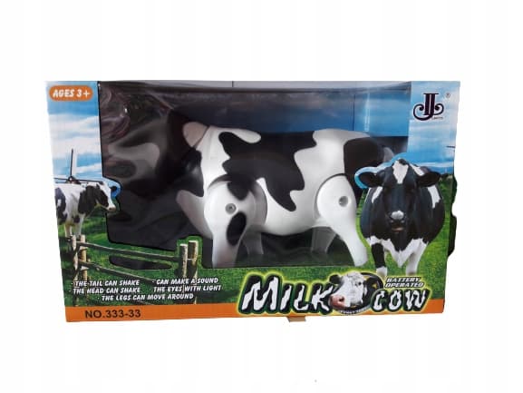 A battery-powered cow