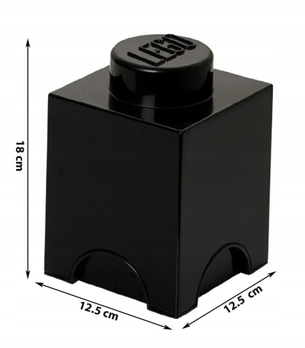 LEGO STORAGE BOX FOR BRICKS, 1, BLACK 40011733
