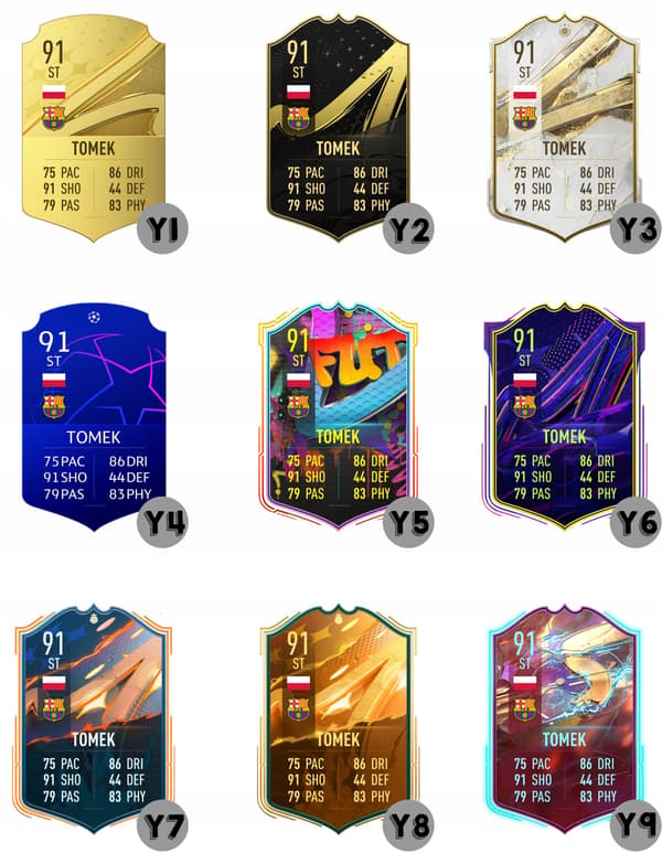 FIFA EA FC 24 Personalised FUT Card – A4 Frame