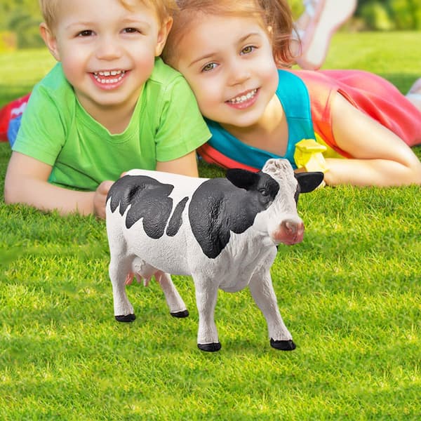 REALISTIC PET TOY – COW STATUE – FIGURINE for