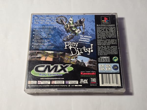 MOTOCROSS CHAMPIONSHIP FEATURING RICKY CARMICHAEL PS1