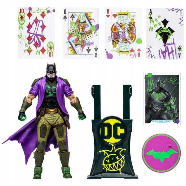 Batman (Dark Detective; Jokerised) figure from the DC Multiverse range