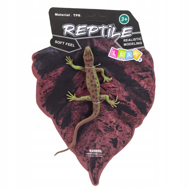 STRETCHY RUBBER LIZARD FIGURINE