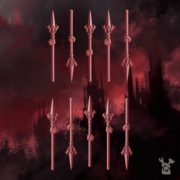 Crimson Wings Spears Set x10 DakkaDakkaStore