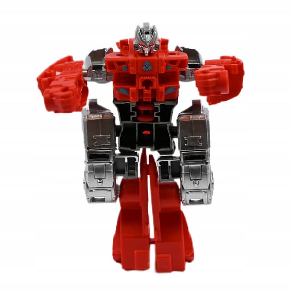 LARGE SET OF DINOSAUR ROBOT FIGURES (6 PIECES) THAT TRANSFORM INTO A MEGA ROBOT