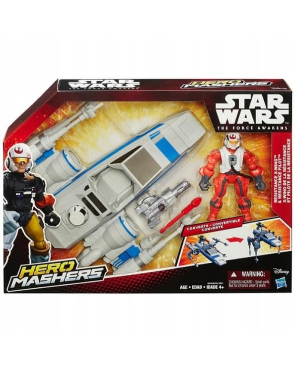 Star Wars Hero Mashers X-wing pilot figure B3702 by Hasbro