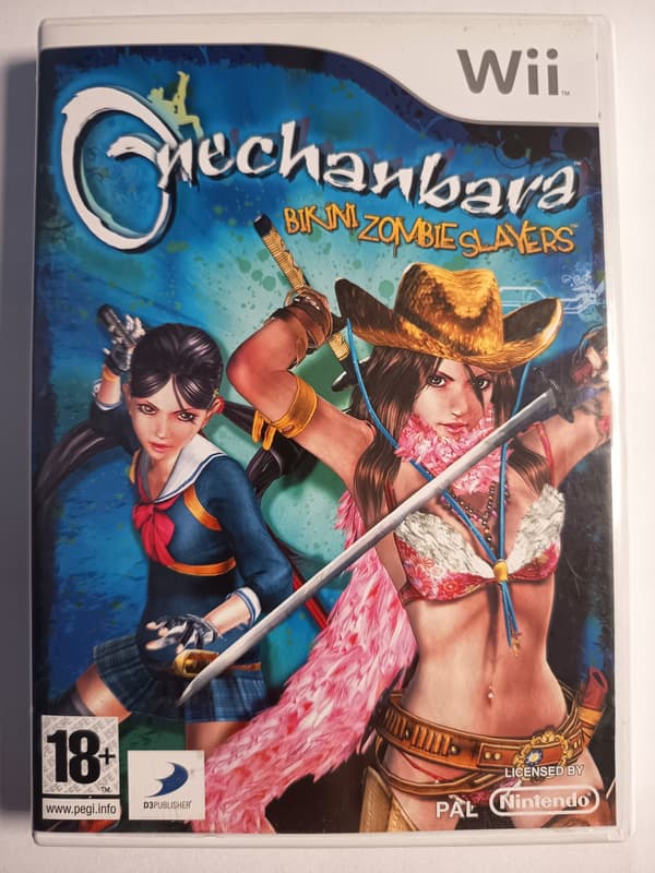 Onechanbara: Bikini Zombie Slayers – Nintendo Wii, boxed, English version, complete set
