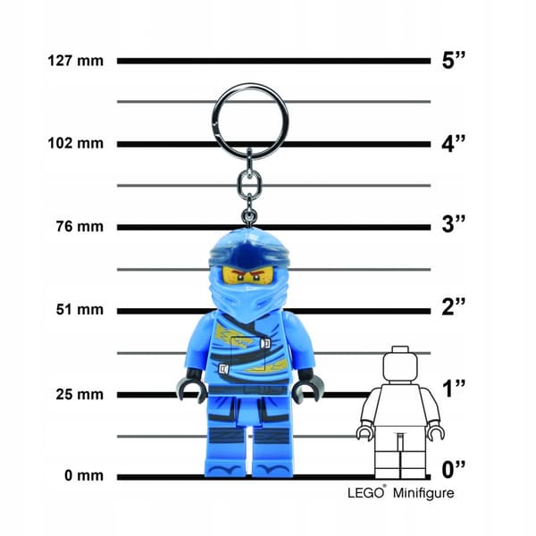 LEGO NINJAGO JAY LED KEYRING LGL KE148H