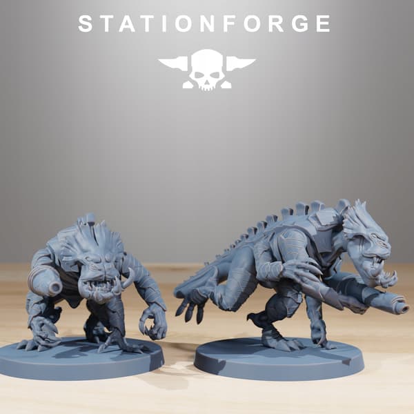 Xenarid Infantry x10 – Station Forge – 3D print