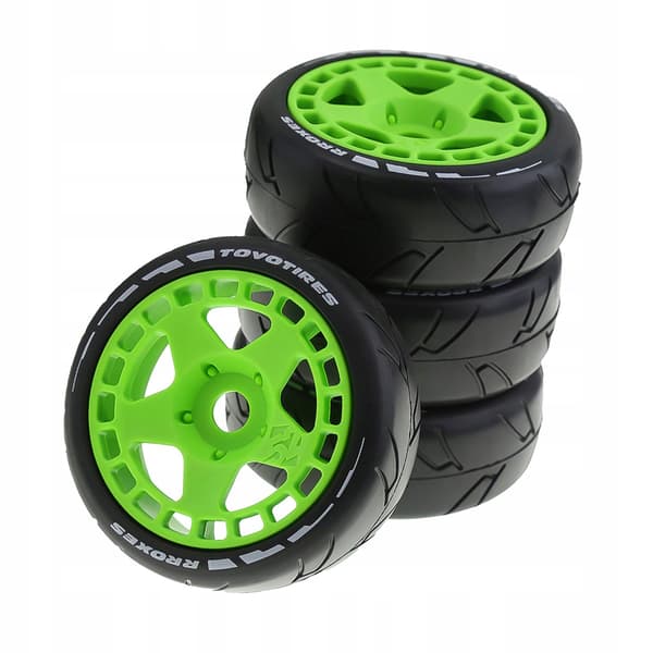 4 pieces 1/8 1/7 Resist Buggy, fluorescent green