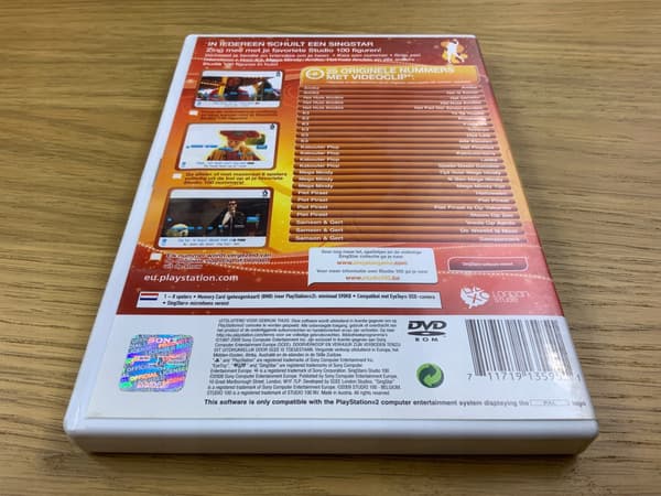 SINGSTAR STUDIO 100 ‘Ideal’ disc – PS2 bundle