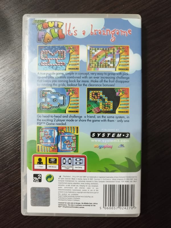 Super Fruitfall for PSP