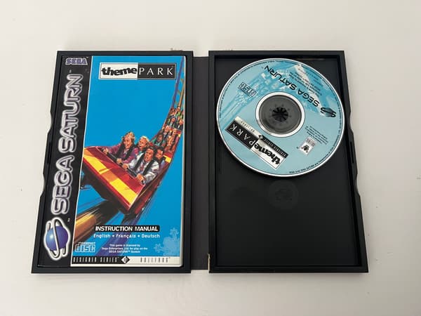 THEME PARK game – complete, SEGA SATURN