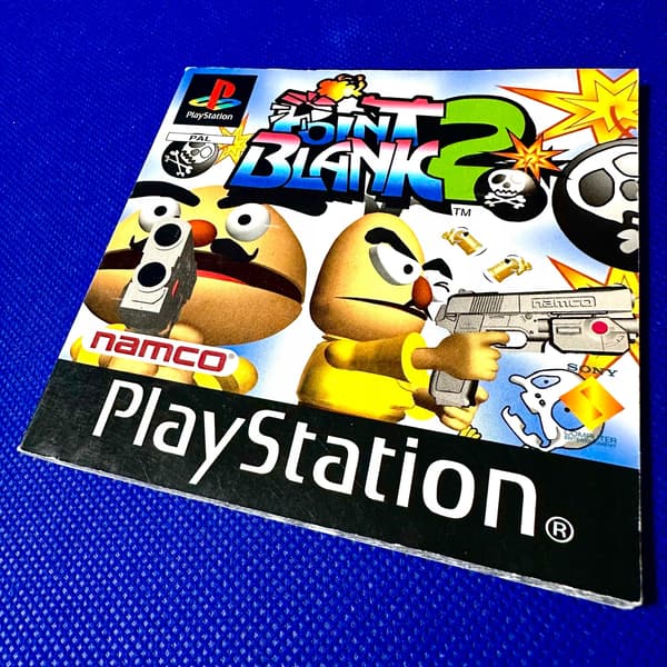 Point Blank 2 | PS1 | PSX | PLAYSTATION | MANUAL | INSTRUCTIONS | BOOKLET