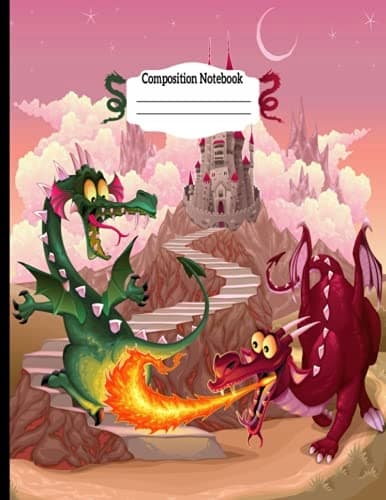 Dragon Composition Notebook: School Notebook or Journal. Blank Lined Book,