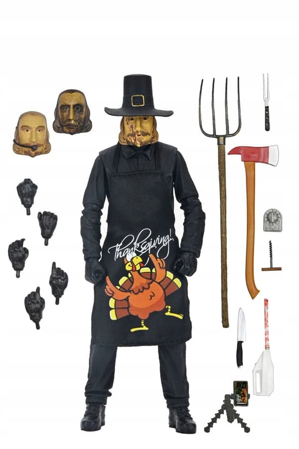 Thanksgiving Head Knocker Bobble-Head: Ultimate John Carver 17 cm