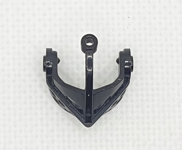 Lego x126 black Castle helmet visor, 1 piece