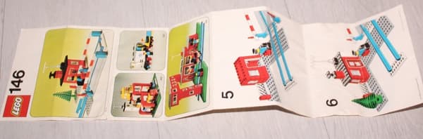 Lego CITY TOWN TRAIN 146 INSTRUCTIONS Level Crossing SET