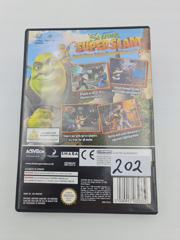 NINTENDO GAMECUBE SHREK SUPER SLAM