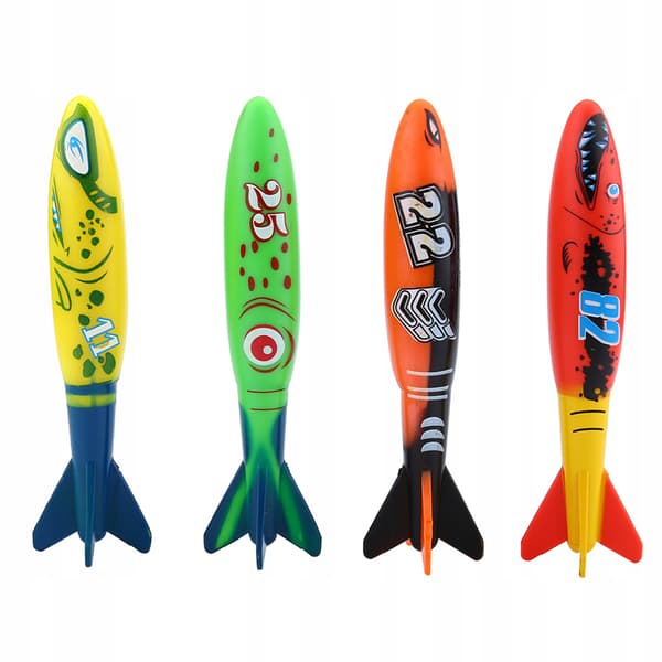 Pool toy, sturdy, set of 4. Versatile. Practical fun p