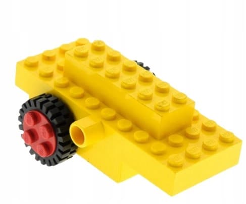 200g2a LEGO chassis Spring-powered motor, wind-up motor bb0046, yellow