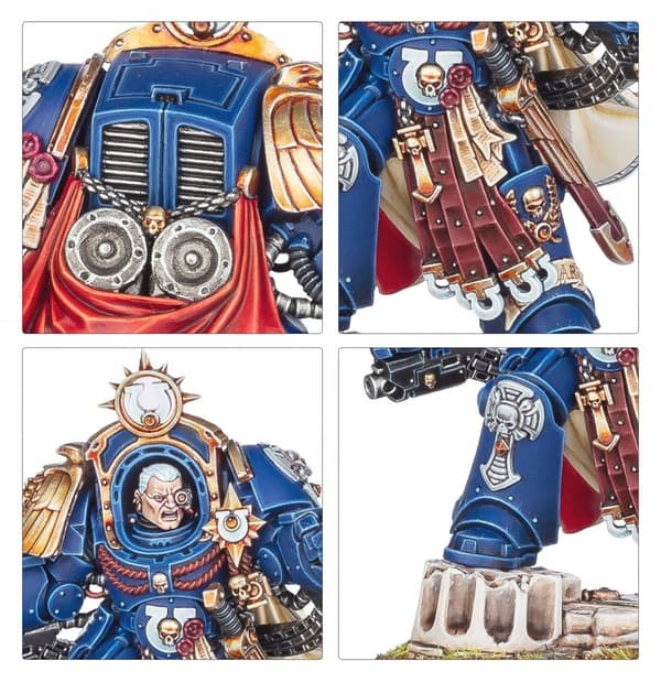 Marneus Calgar i Antilochus’ rustning