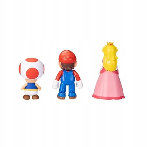 Nintendo Super Mario 3 Mario, Peach and Toad Figures – Children’s Toy Set