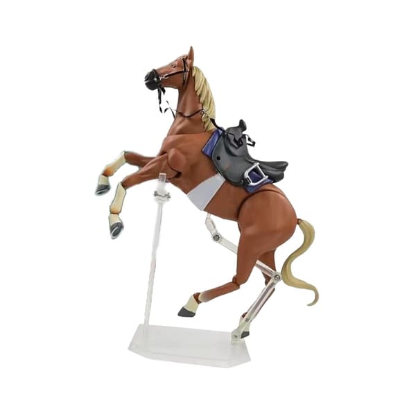 Pony figurine – Action figure model, poseable, home décor – Yellow