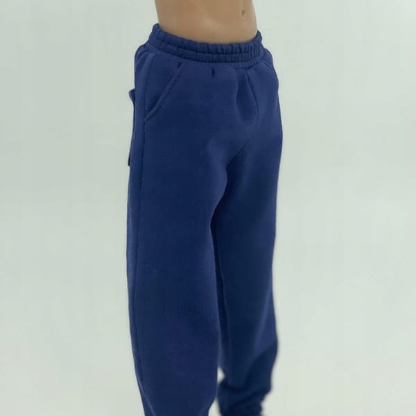 1:6 Trousers Creative doll accessories Collectable figure Dark blue