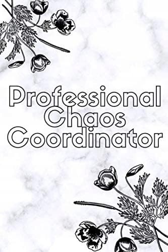 Professional Chaos Coordinator: Lined Notebook | A Great Gift Idea That’s Great Fun