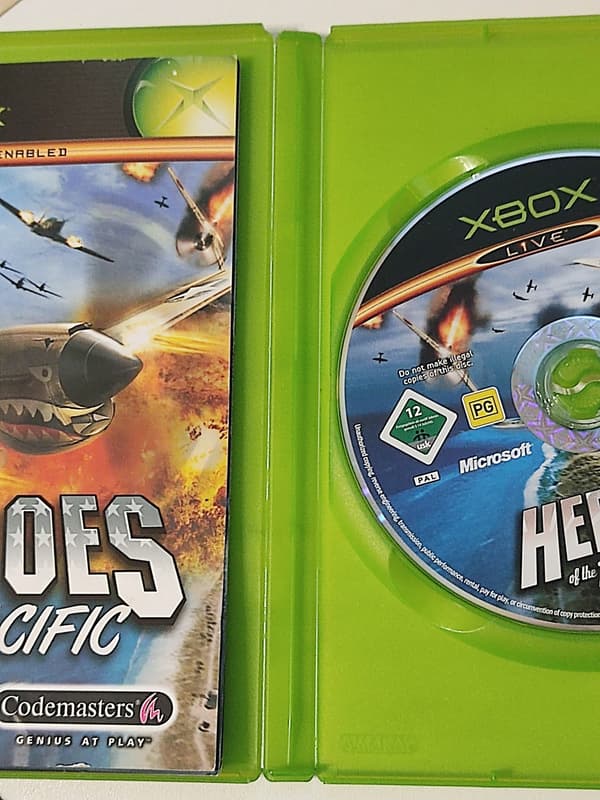 XBOX HEROES OF THE PACIFIC X BOX CLASSIC