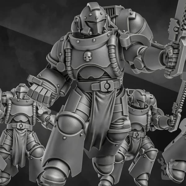 Space Knights Storm Squad with Jetpacks x5 DakkaD