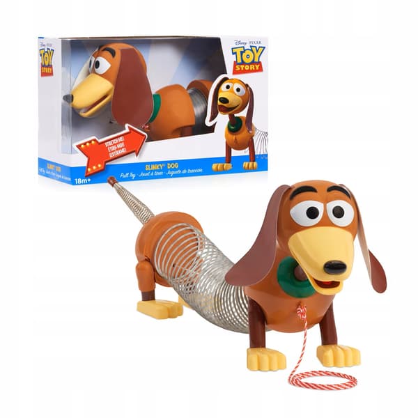 Just Play Toy Story Slinky Dog Pull Toy, 18 cm