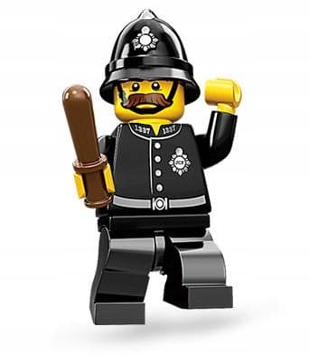 Lego minifigures 71002 Series 11 Policeman Constable col11-15